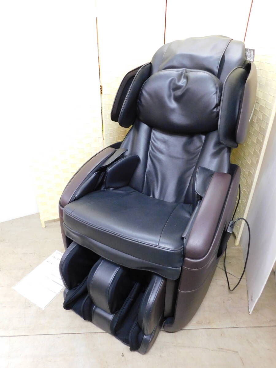 m1023 ♪美品♪FUJIIRYOKI フジ医療器 AS-680 リラックスマスター マッサージチェア ブラウン×ブラック(BB)