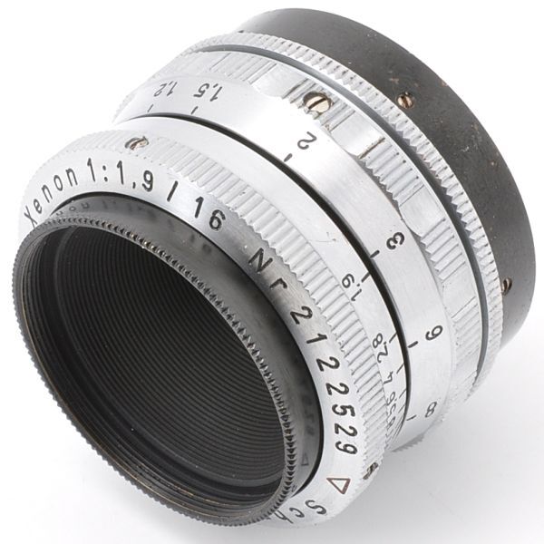 Schneider Kreuznach Xenon 16mm F1.9 Cマウント シュナイダー クロイツナッハ クセノン 16/1.9 キャップ Germany ドイツ製 カメラ レンズ