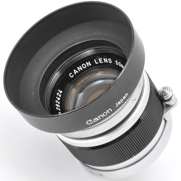 CANON LENS 50mm F1.8 キャノン レンズ 50/1.8 Lマウント L39 フード キャップ ケース 日本 JAPAN CAMERA キヤノン カメラ スクリュー 5 18