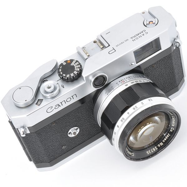 Canon P + LENS 50mm F1.4 キャノン Ｐ レンズ 50/1.4 Lマウント L39 ポピュレール Populaire CAMERA 日本製 JAPAN キヤノン カメラ