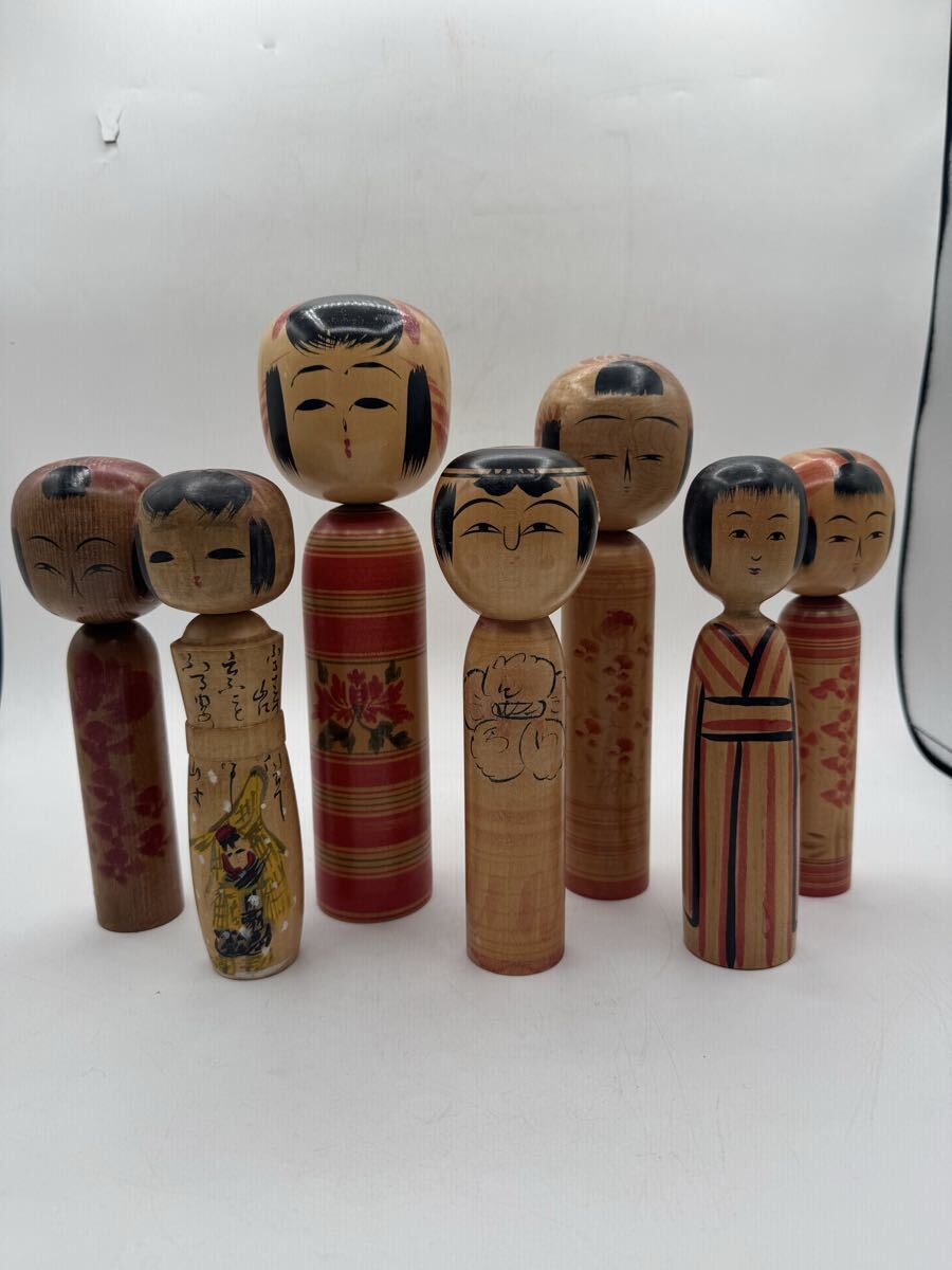 1円スタート こけし 伝統こけし 民芸品 伝統工芸 郷土玩具 創作こけし 日本人形 昭和レトロ 工芸品 置物おまとめ0401f