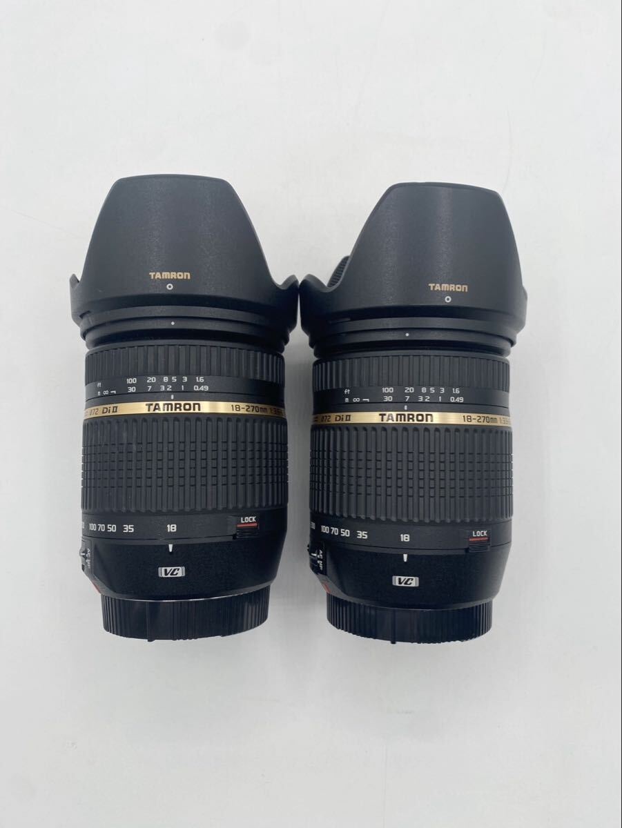 1円スタートタムロン（TAMRON）レンズ「AF18-270mm F/3.5-6.3 Di II VC LD Aspherical [IF] MACRO (Model B003)」2個まとめ0401e