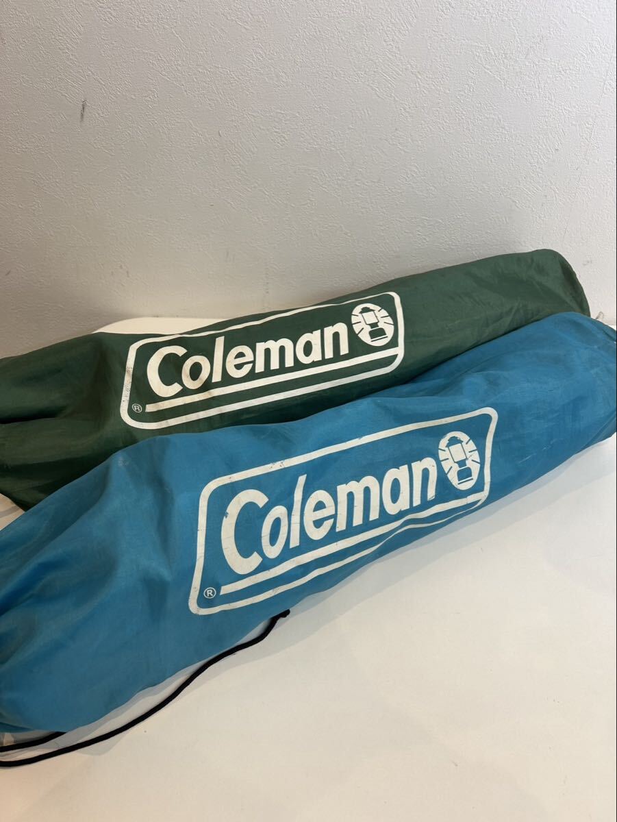 コールマン　リゾートチェアⅡ　キャンプチェア　２脚セット　現状品