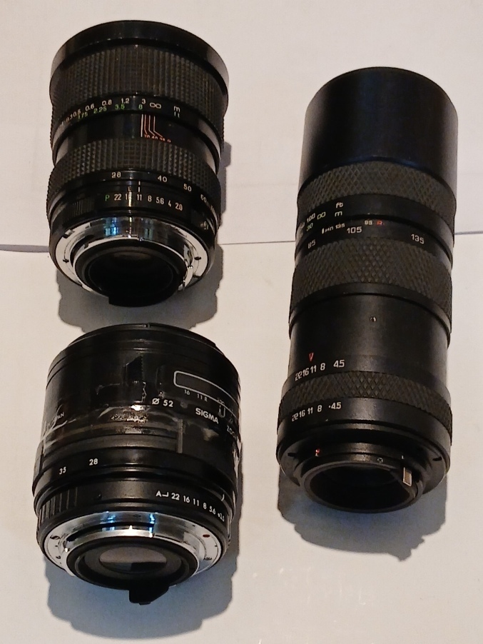 ★説明必読★〔ジャンク〕カメラレンズ　４