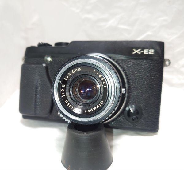 ★希少！超美品★Olympus オリンパス Zuiko 45mm F2.8 L39変換アダプター付き★完動品★