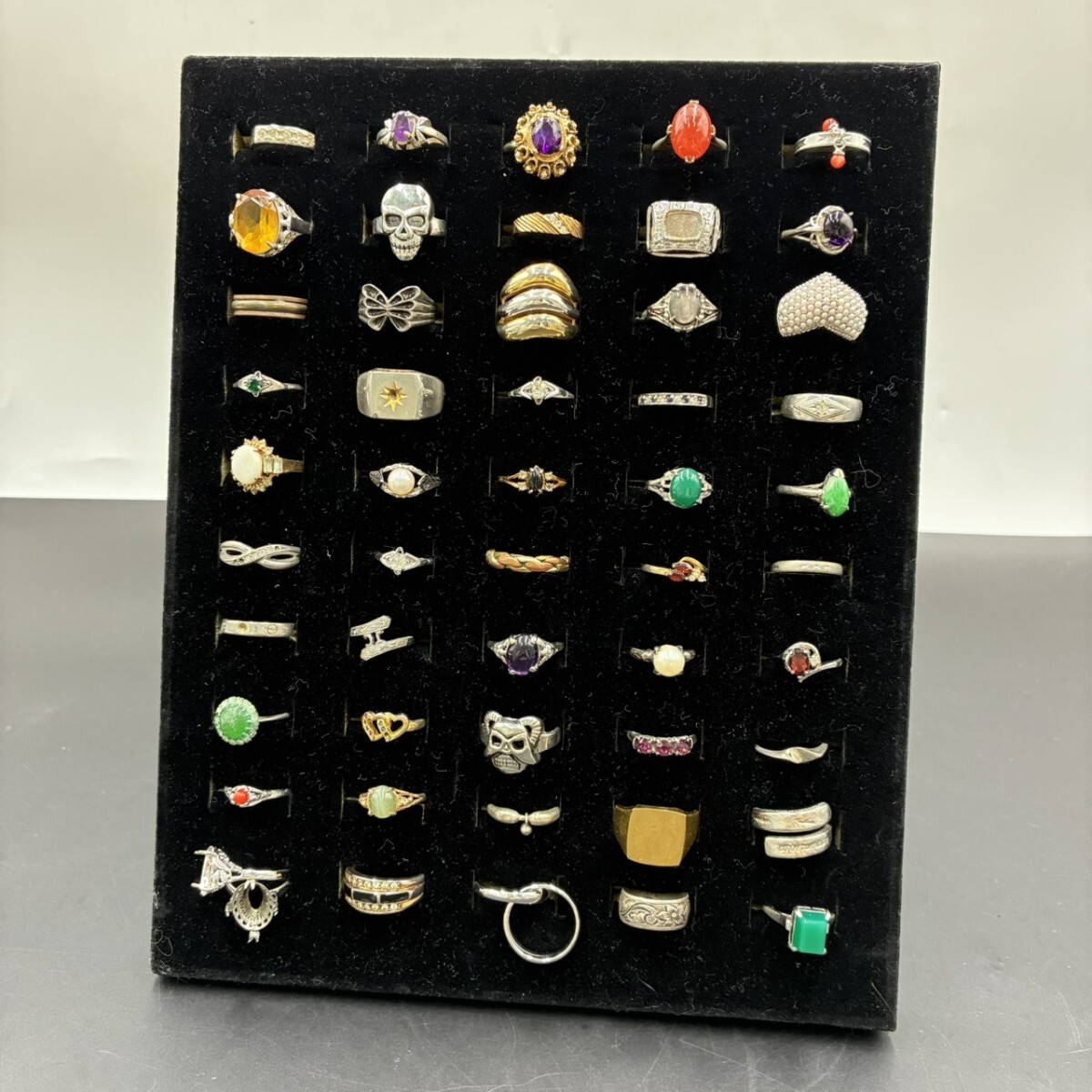 1円スタート silver アクセサリー まとめ シルバー リング 指輪 silver 925刻印あり 総重量約177.2g AF0402そ