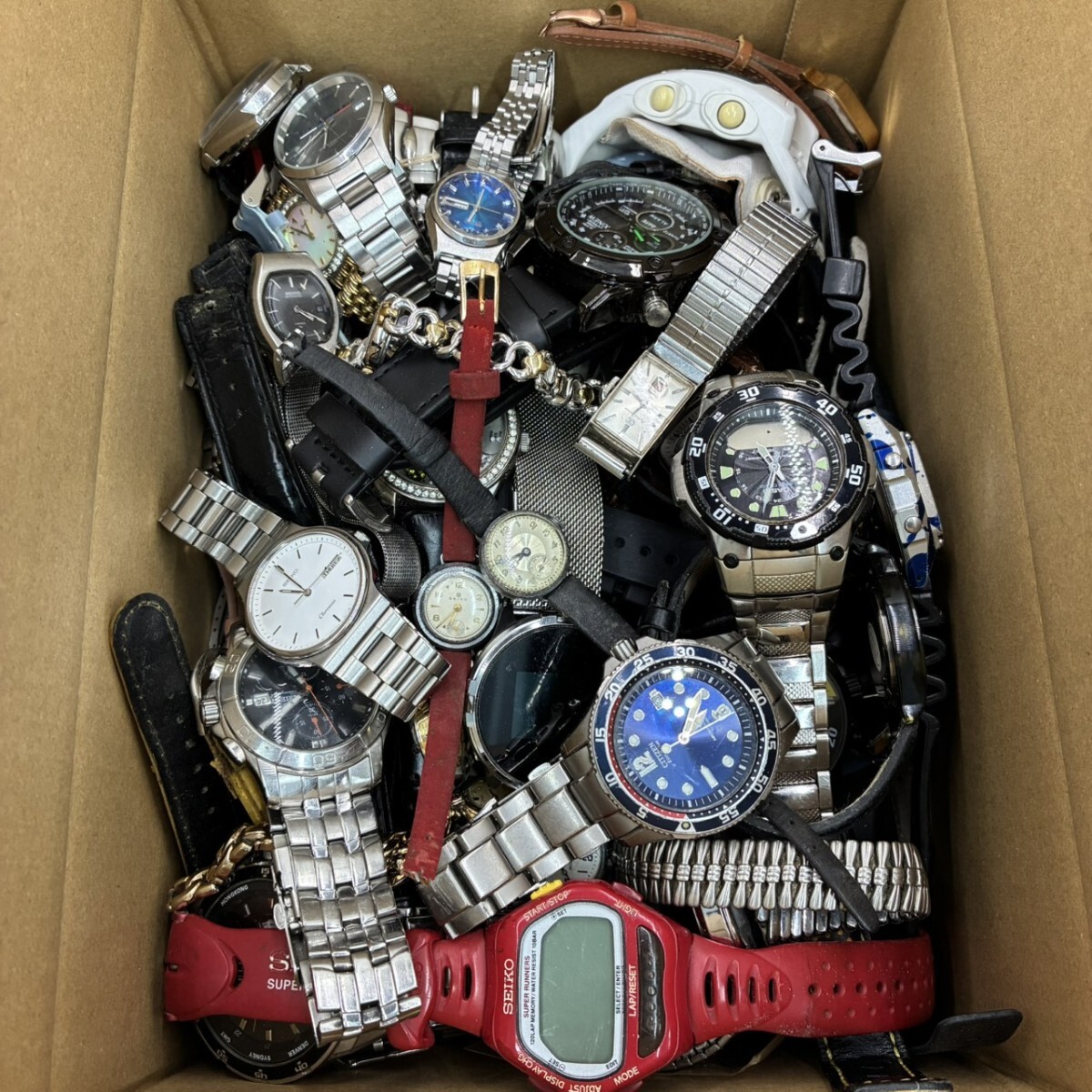1円スタート ジャンク品 腕時計 まとめ 大量 G-SHOCK SEIKO CASIO 等 総重量約4.6kg 可動品あり 現状品 TK0402ぬ