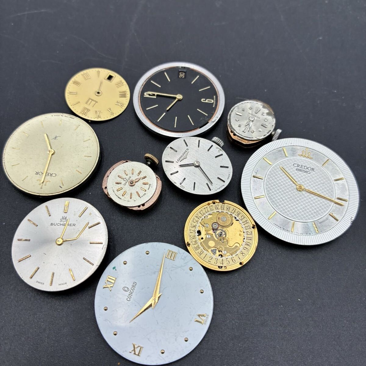 1円スタート OMEGA CREDOR 等 ブランド時計 文字盤 ムーブメントのみ 腕時計 ジャンク品 一部可動品あり AF040217