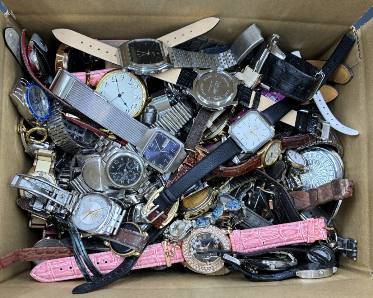 1円スタート 腕時計 ジャンク品 まとめ 大量 等 約5.3kg CITIZEN SEIKO L'etoile 等 動作未確認 AF0402お