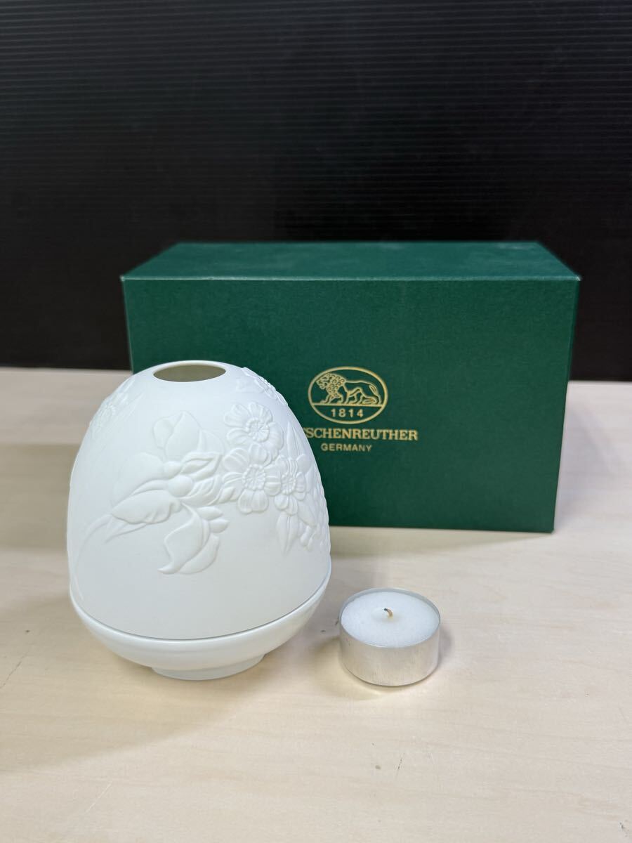 HUTSCHENREUTHER フッチェンロイターフルール ブランシェリトファニー キャンドル 陶器製