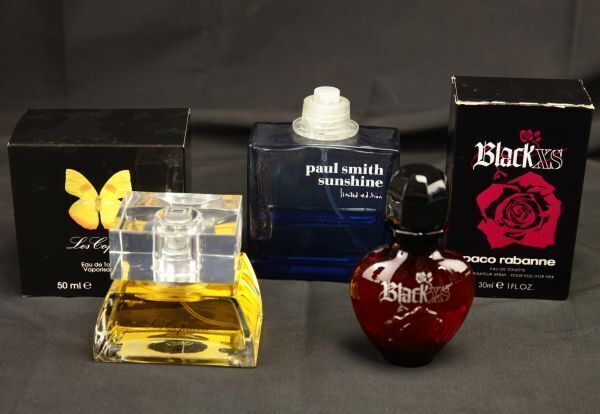 香水色々まとめて パコ30ml レコパン エルシー50ml ポールスミスサンシャイン100ml　オードトワレ 現状にて　　　　検索→絶版 廃盤 当時物