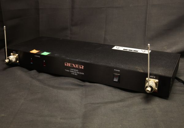 REXER レクサー VXR-802 ツインワイヤレスレシーバー 通電を確認 現状にて