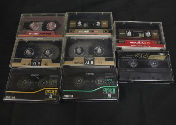 当時物 カセットテープ 全てハイポジ ８本まてめて 未チェック現状にて 　　　　　　　　　　検索→SONY WALKMAN メタル対応 昭和レトロ　