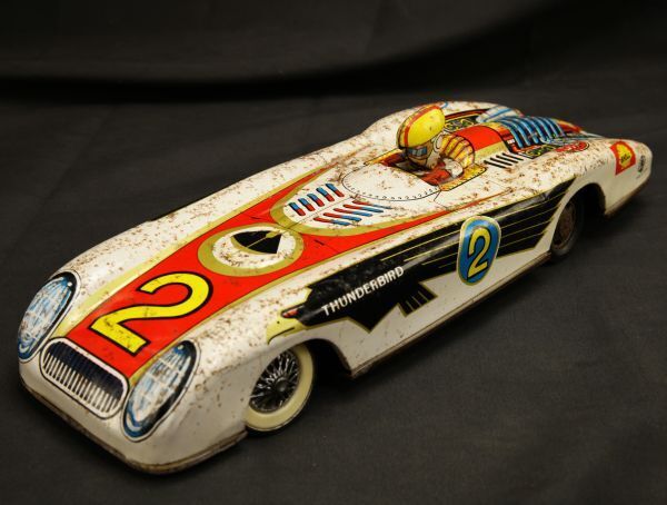 当時物 共栄玩具 サンダーバード フリクション L30 W10,5cm程度　　　　　　　　　　　　 現状にて 検索→ブリキ 昭和レトロ マッハGoGoGo