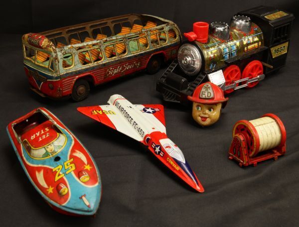 当時物 ブリキ玩具部品など 色々まとめて ジャンク 現状にて