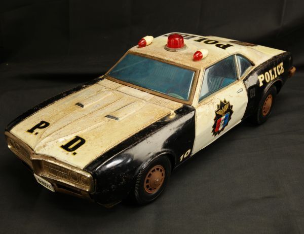 当時物 浅草玩具 ポンティアック ハイウエイパトロール フリクション 現状にて L39cm W16.5cm程度