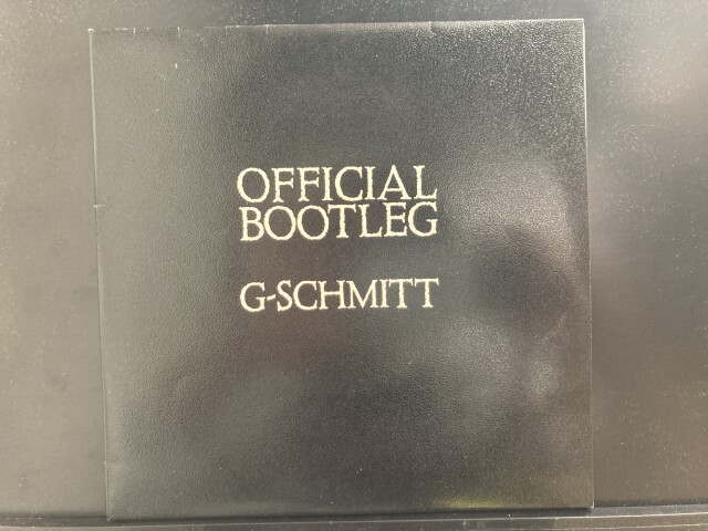 G-SCHMITT / OFFICIAL BOOTLEG 国内盤 (7インチシングル)
