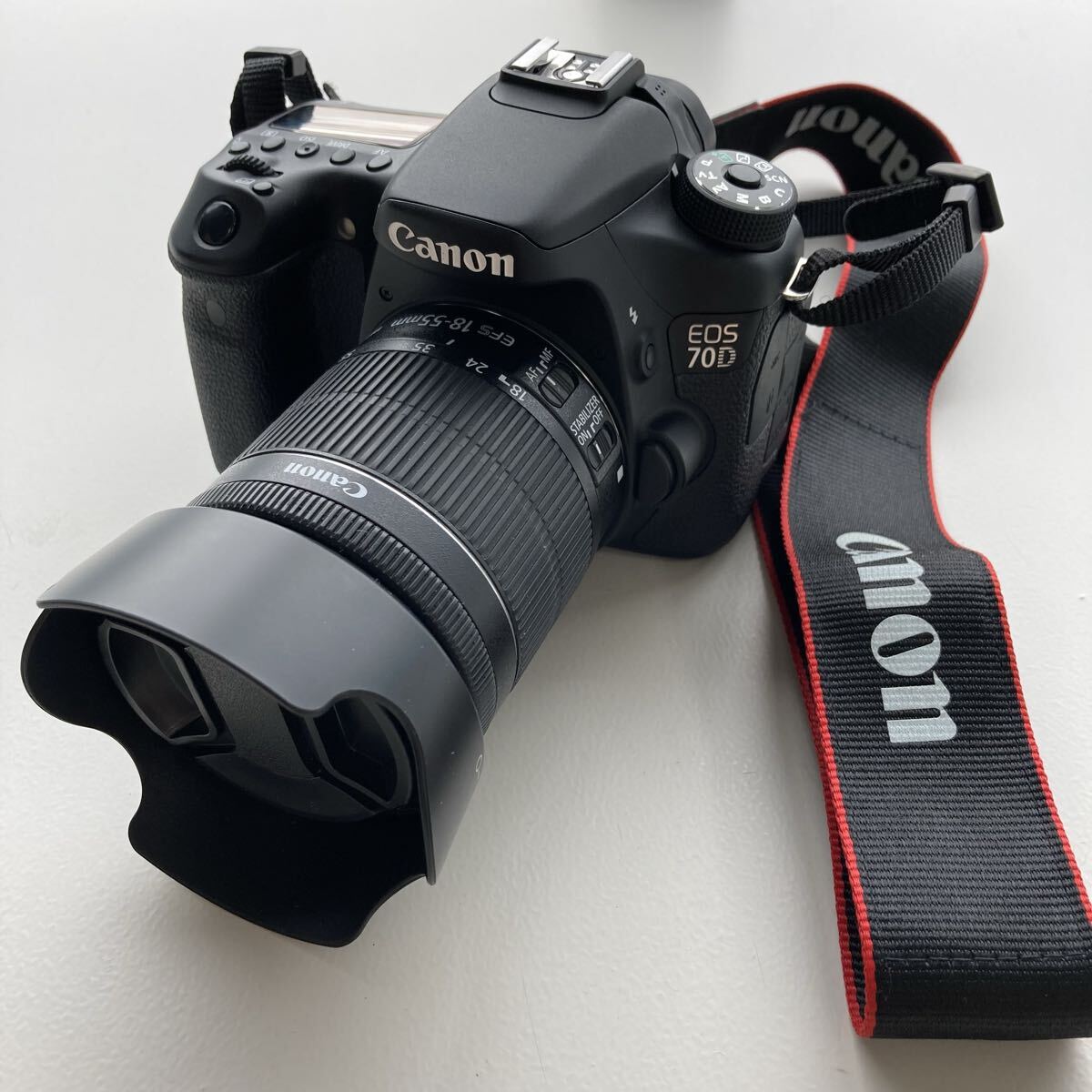 1円〜！ Canon キャノン キヤノン EOS 70D デジタル一眼 一眼レフカメラ カメラ ブラック レンズ ［088］