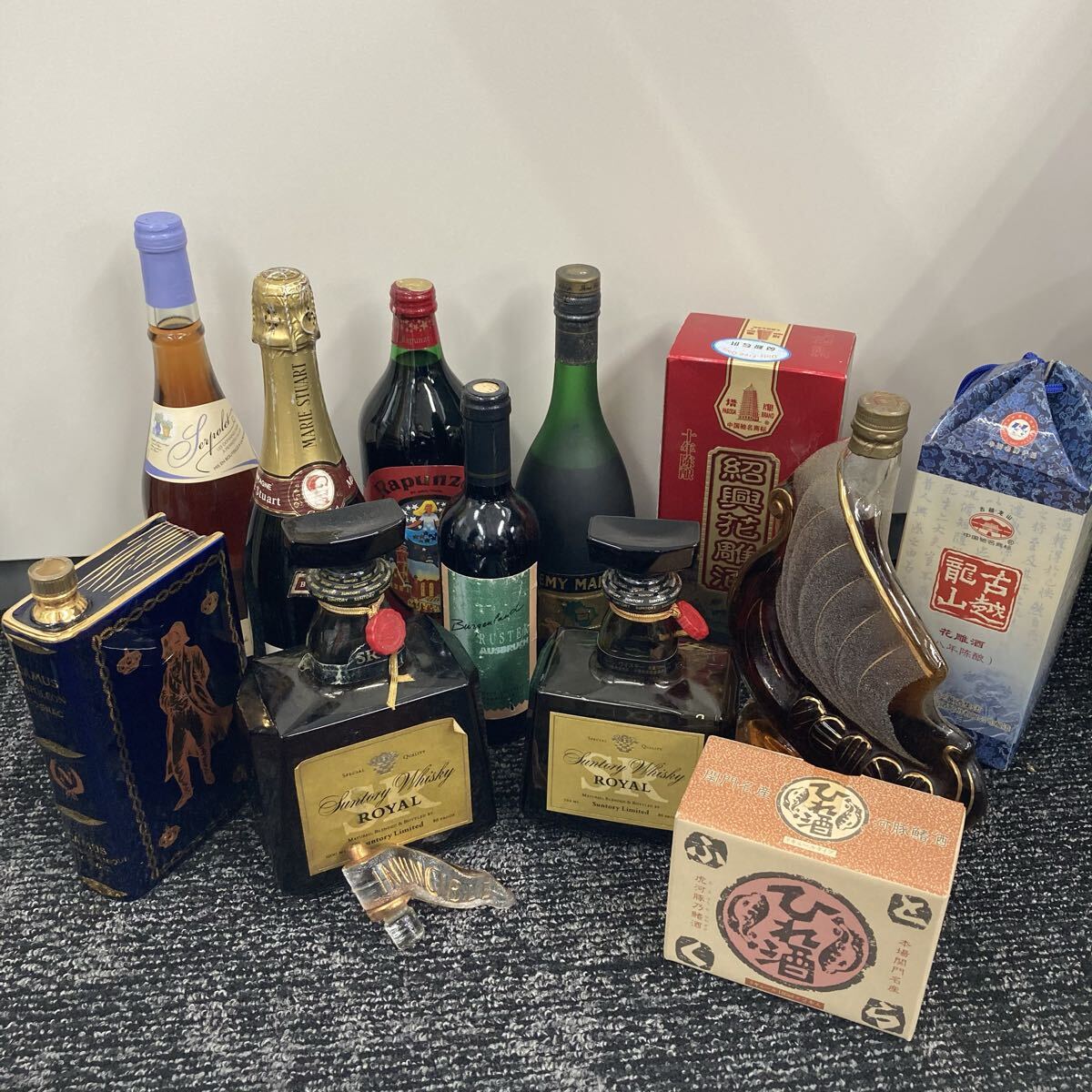 1円〜！ NAPOLEON ナポレオン ウイスキー CAMUS ブランデー 古酒 紹興酒 REMY MARTIN ワイン 洋酒 大量おまとめ ［090］