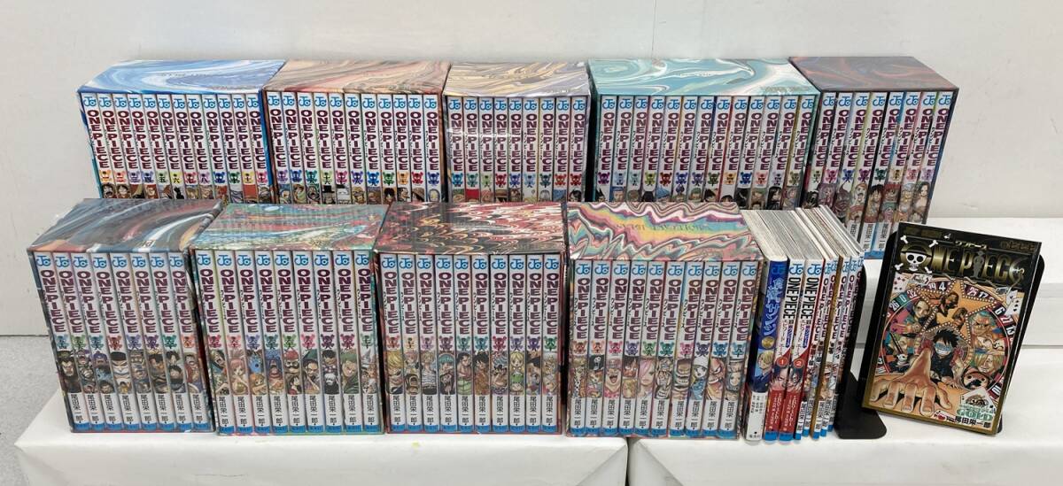 0031158S★ 【未開封含む】ワンピース 1～90巻セット+おまけ9冊付き 少年ジャンプ マンガ 収納箱付 