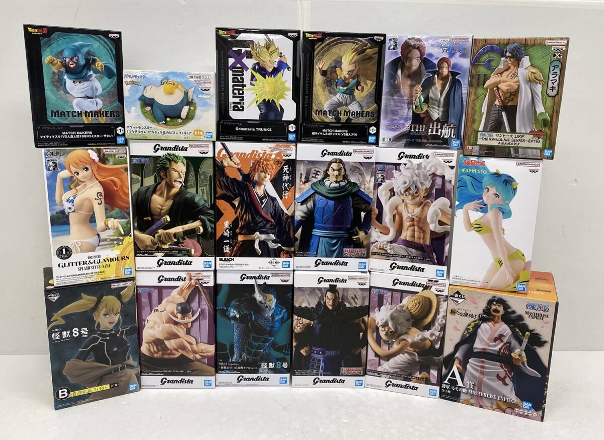 0651152S★ 【未開封・箱ダメージ有】少年 プライズ 一番くじ フィギュアまとめ ワンピース 怪獣8号 ドラゴンボール BLEACH うる星やつら