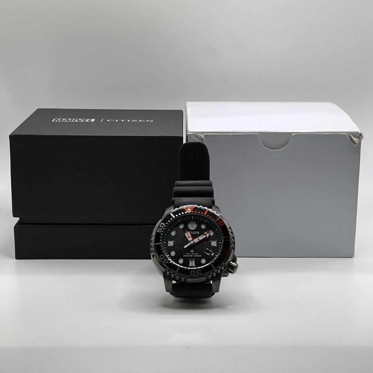 CITIZEN PROMASTER MARINE BN0255-03E Eco-Drive AIR DIVER'S 200m E168-A14STOH MARVEL プロマスター マーベル マイルズ・モラレス 限定品