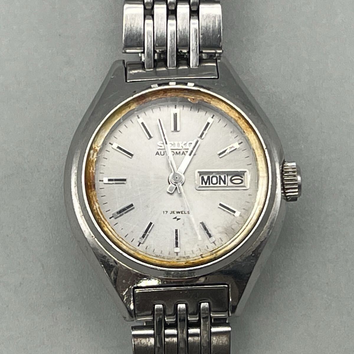 SEIKO AUTOMATIC 17 JEWELS STAINLESS STEEL 2206-0060 WATER RESIST-G セイコー 自動巻き 3針 デイデイト 動作品