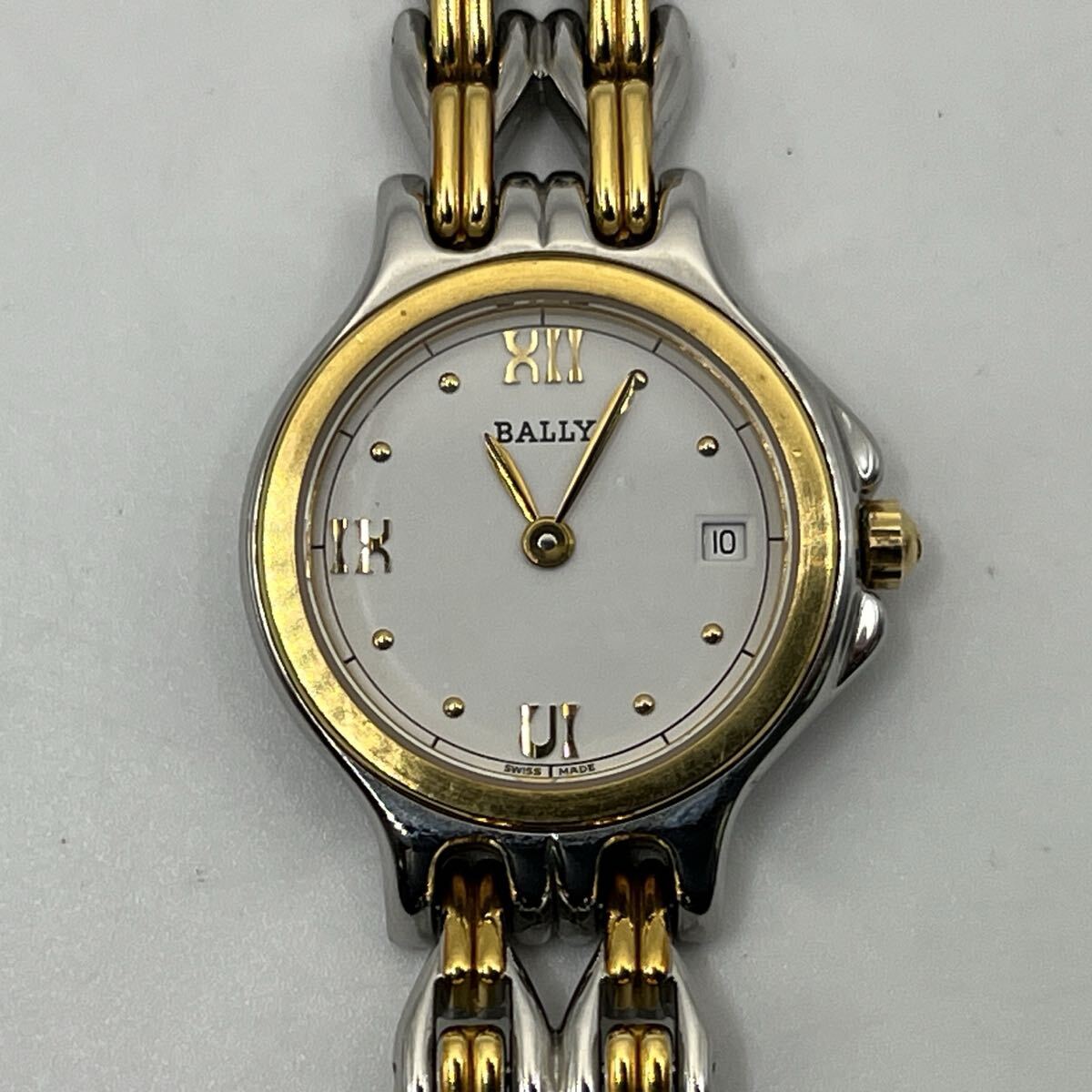 BALLY 1851 13.05 SWISS MADE QUARTZ WATER RESISTANT バリー 2針 デイト 動作品