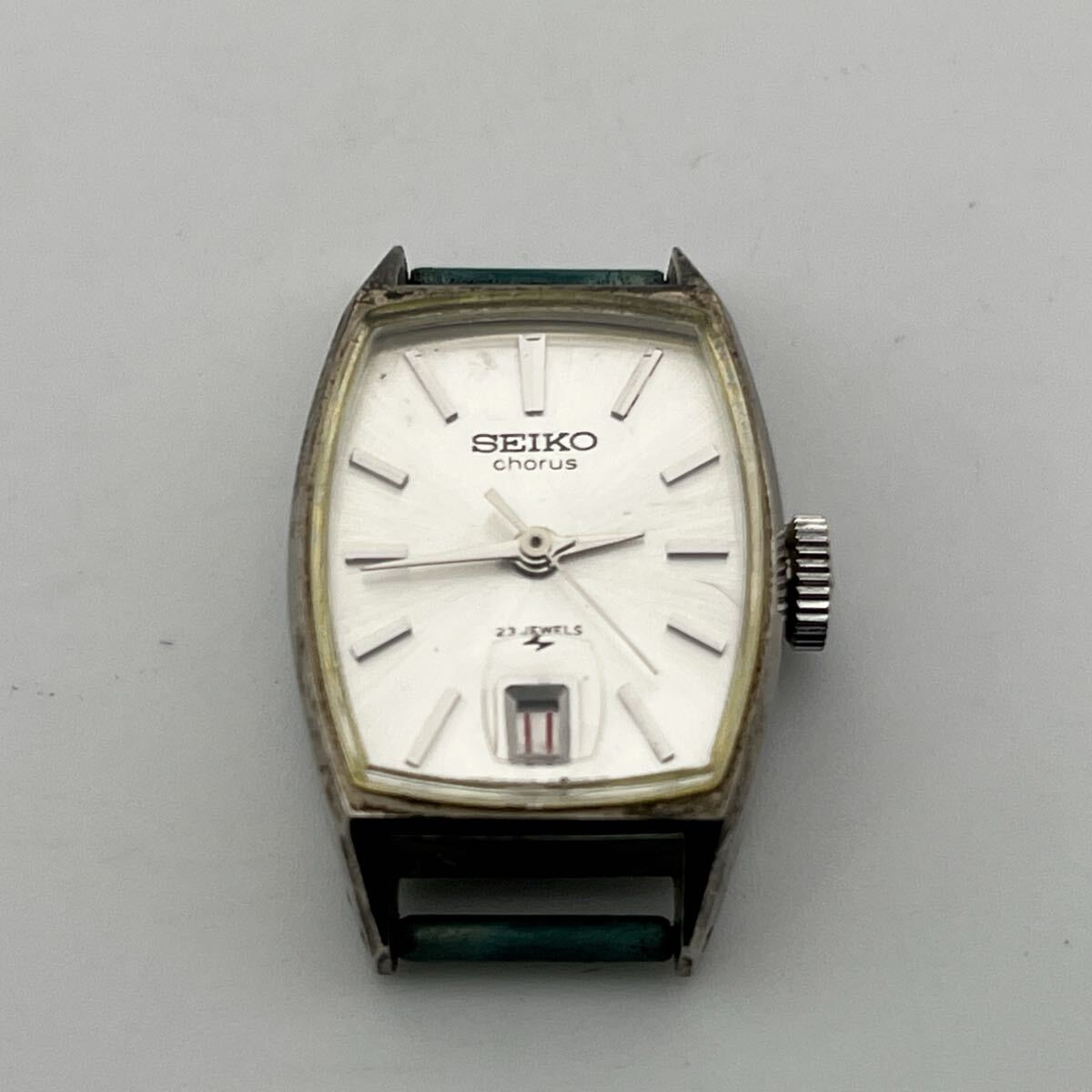 SEIKO Chorus 23 JEWELS PDP BACKST.STEEL 2118-3250 セイコー コーラス 23石 手巻き 3針 デイト オールドモデル アンティーク 動作品