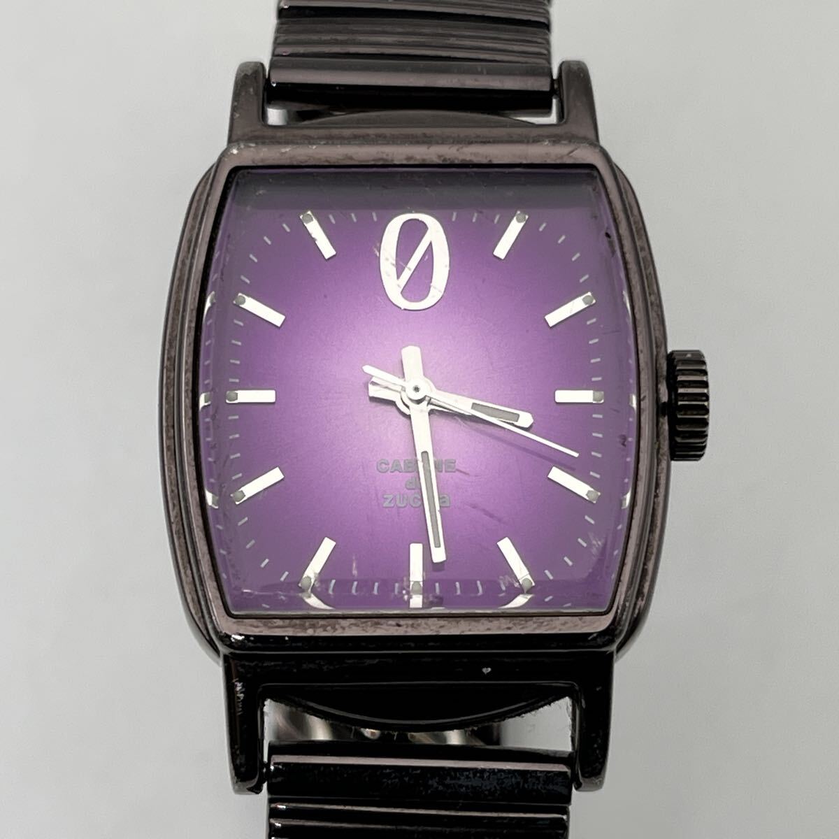 CABANE de ZUCCA 7N01-0ED0 WATER RESISTANT ST.STEEL カバンドズッカ 3針 動作品