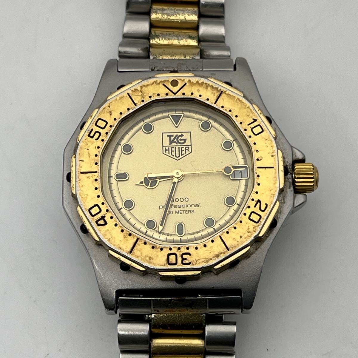 TAG HEUER 3000 professional 200 METERS 935.413 タグ・ホイヤー クォーツ ダイバーズウォッチ 3針デイト メンズ ボーイズ 新品電池交換済