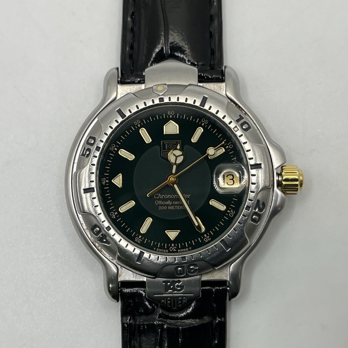 TAG HEUER Chronometer Officially certified 200 METERS WH5112-K1 タグ・ホイヤー 6000シリーズ 自動巻き ダイバーズ 3針 デイト メンズ