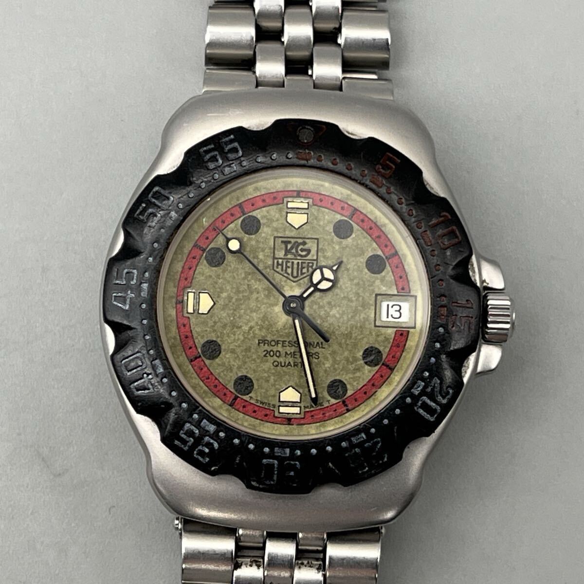 TAG HEUER Formula 1 professional 200 METERS QUARTZ 371.513 タグ・ホイヤー クォーツ フォーミュラ1 3針 デイト ボーイズ 動作品 