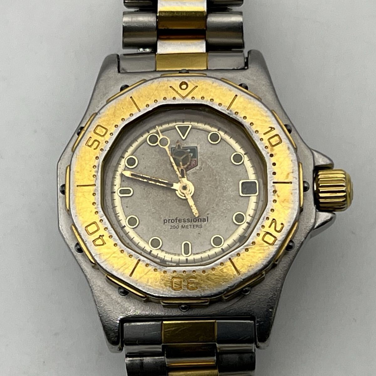 TAG HEUER professional 200 METERS 934.208 タグ・ホイヤー クォーツ ダイバーズウォッチ 3針 デイト レディース