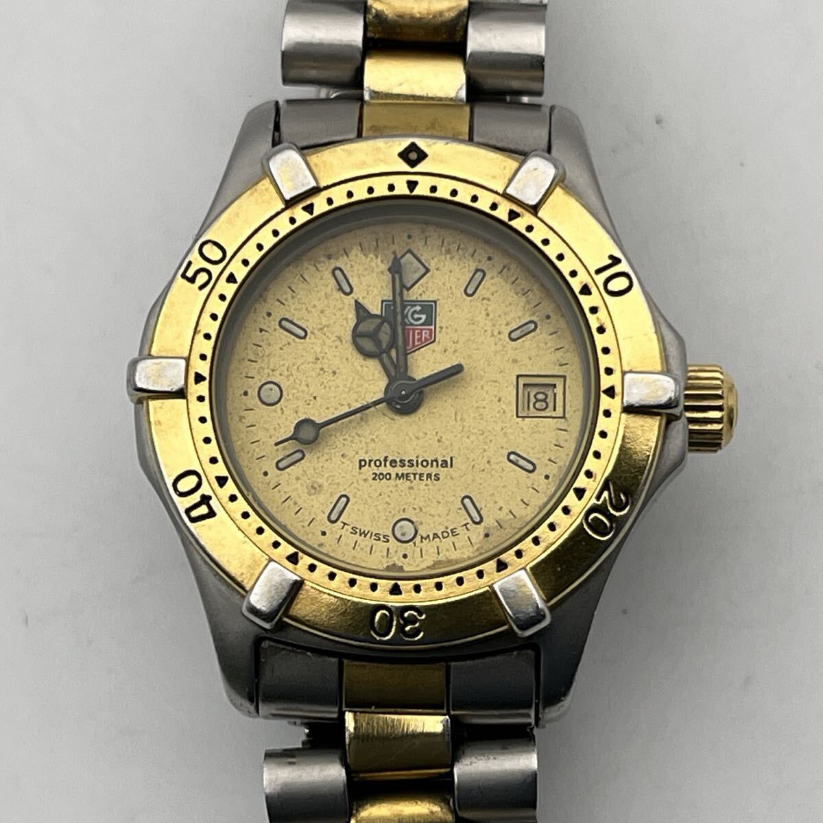 TAG HEUER professional 200 METERS 964.008F タグ・ホイヤー クォーツ ダイバーズウォッチ 3針 デイト レディース