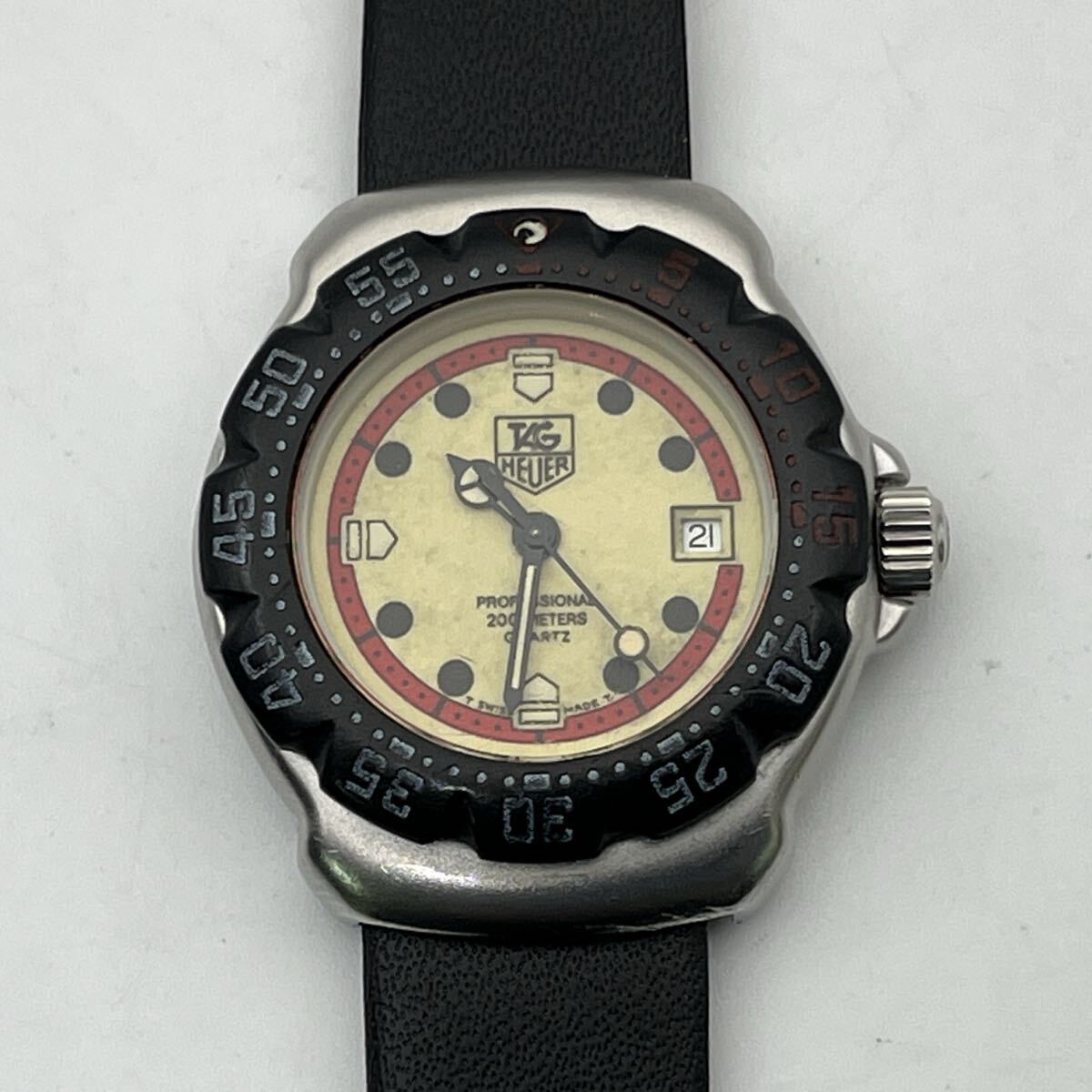 TAG HEUER Formula 1 professional 200 METERS QUARTZ 371.508 タグ・ホイヤー クォーツ フォーミュラ1 3針 デイト レディース 動作品