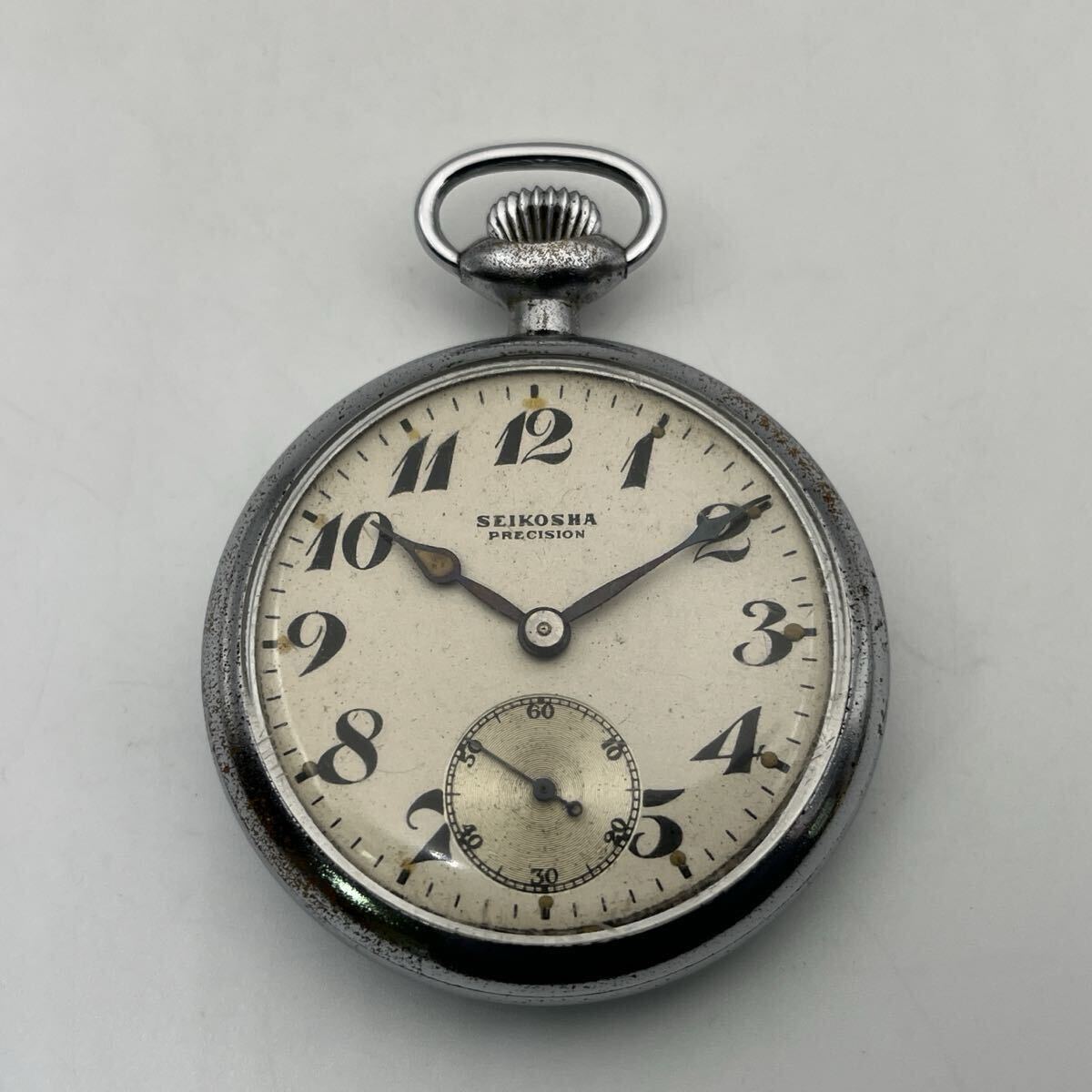SEIKOSHA PRECISION 精工舎 プレシジョン 懐中時計 手巻き 鉄道時計 アンティーク SEIKO セイコー