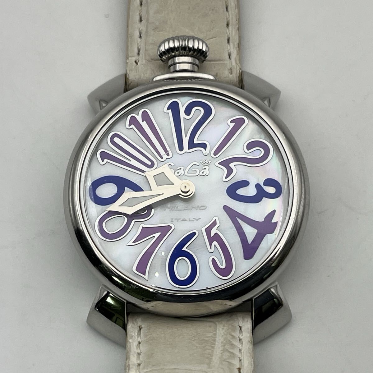 GaGa MILANO MANUALE 40 ガガミラノ マヌアーレ40mm 2針 動作品