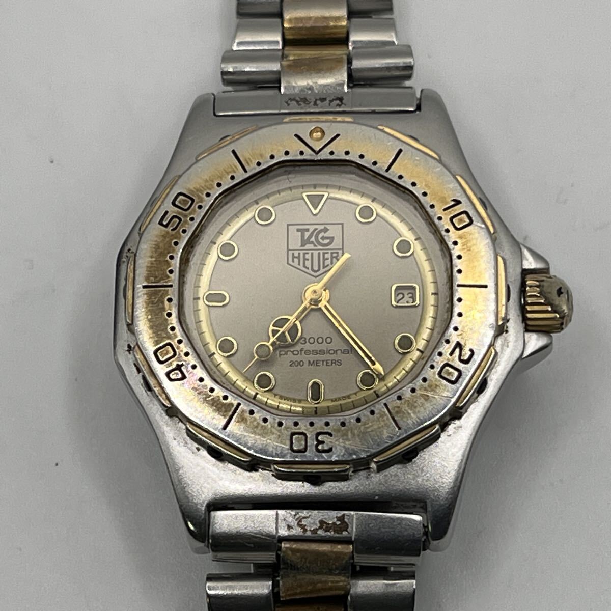 TAG HEUER 3000 professional 200 METERS 934.215 タグ・ホイヤー クォーツ ダイバーズウォッチ 3針 デイト レディース