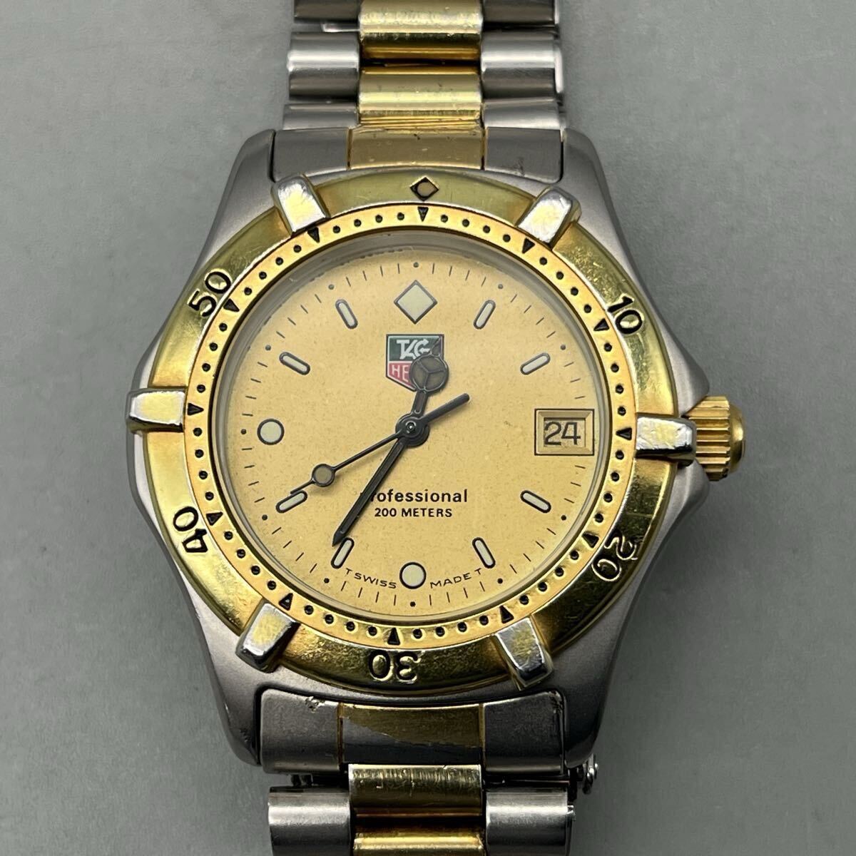 TAG HEUER professional 200 METERS 964.013F-2 タグ・ホイヤー クォーツ ダイバーズウォッチ 3針 デイト メンズ ボーイズ 新品電池交換済