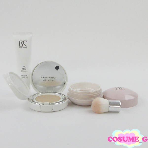 BJUIN COMPANY ビジンカンパニー 艶肌パウダー グロウメッシュファンデーション グロウフィットUVプライマー 3点セット MC162