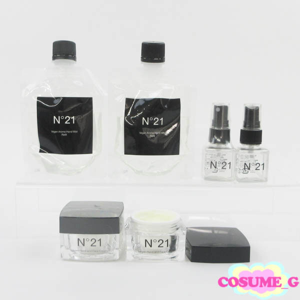 N°21 ヴィーガン ハンドアンドフェイスクリーム アロマハンドミスト 6点セット MC163