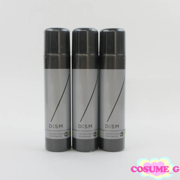 DISM ディズム クリーミーフォームウォッシュ ブラック 120g 3点セット MC162
