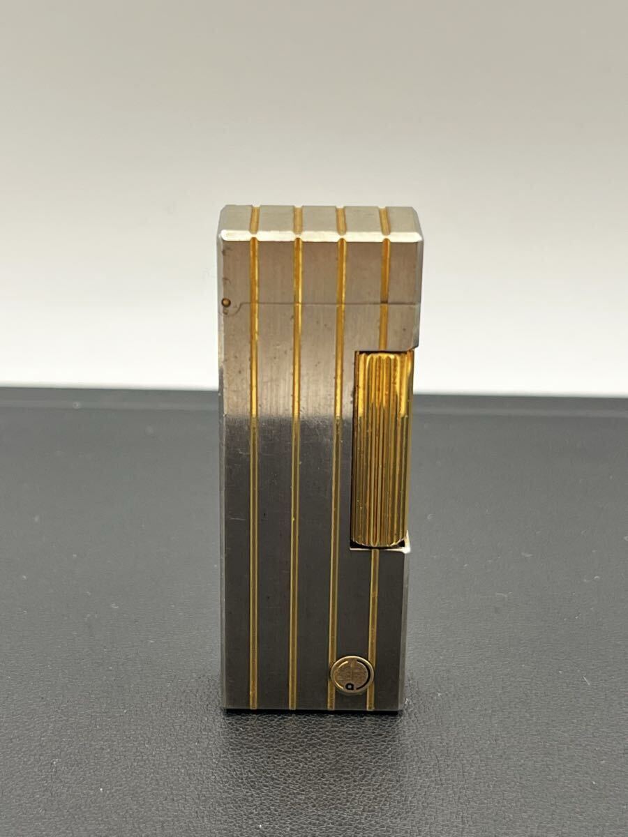 【1円スタート】【着火未確認】 dunhill ローラー式 ガスライター ダンヒル ライター シルバー