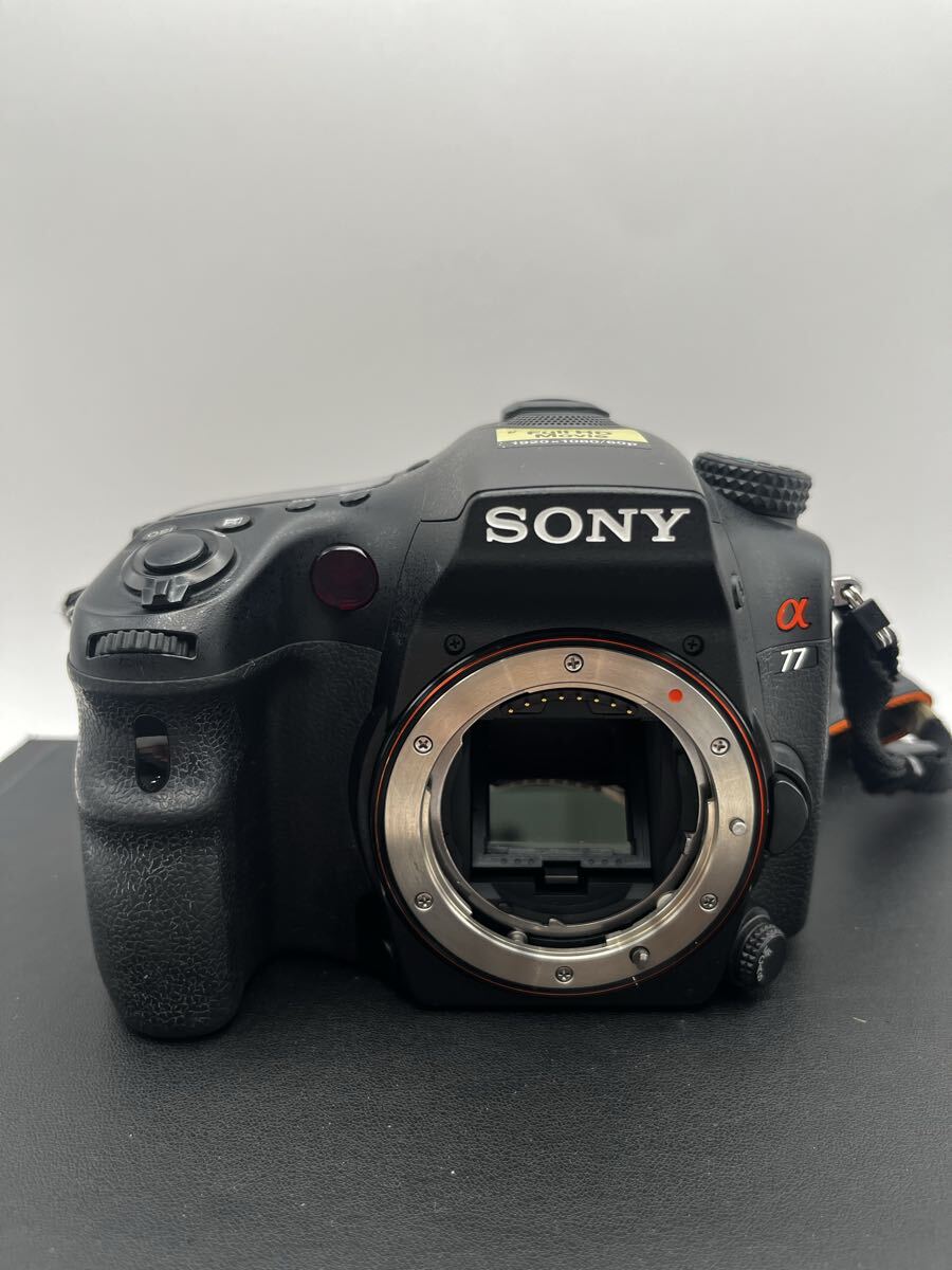 【1円スタート】 SONY α77 ソニー ボディ SLT-A77V デジタル一眼レフカメラ　【動作未確認】