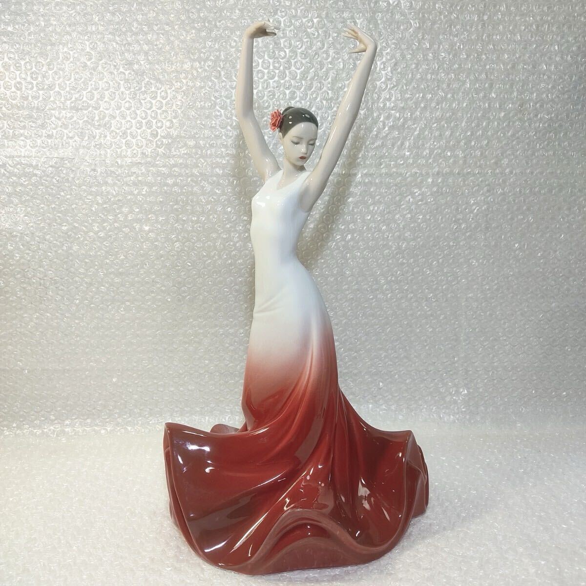 希少 破損あり リヤドロ スペインの情熱 Heart of Spain フラメンコ 置物 LLADRO 磁器 ジャンク扱い