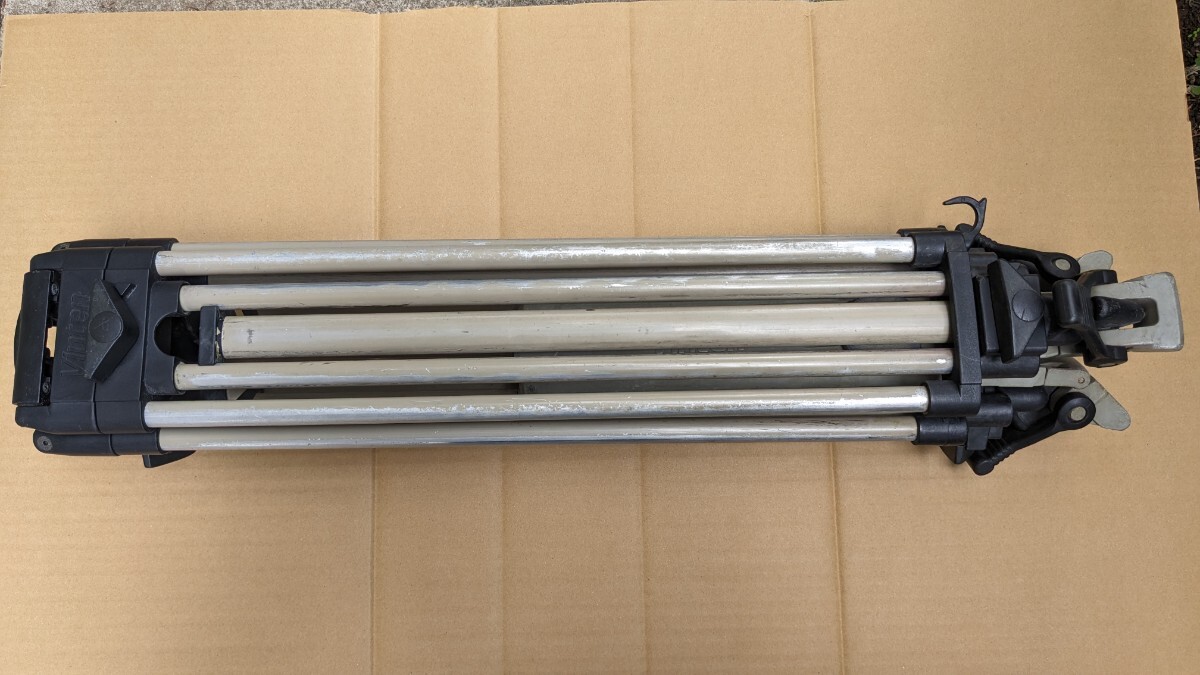 vinten 100mm 脚とスプレッダー　ビンテン　ヴィンテン　アルミ