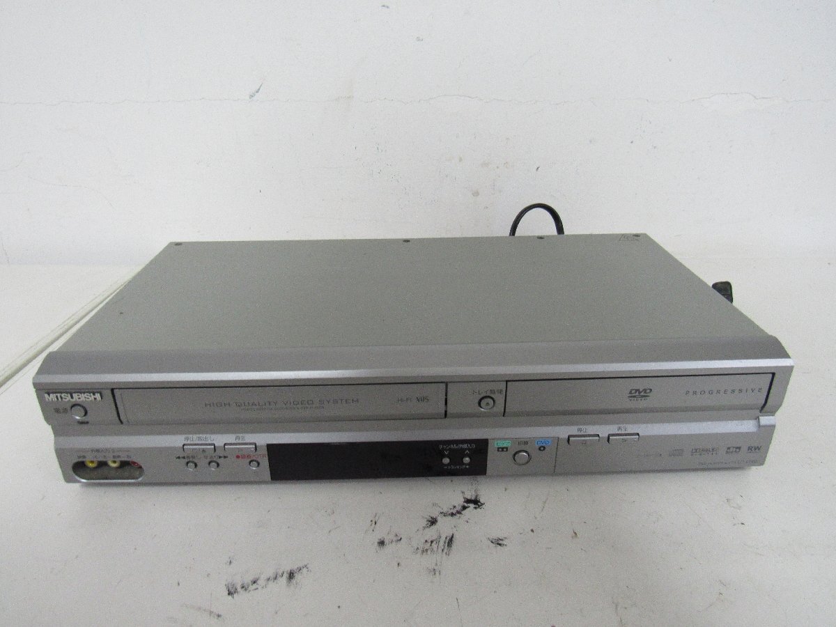 ○三菱 DVD/VHSビデオデッキ DJ-V260 一体型