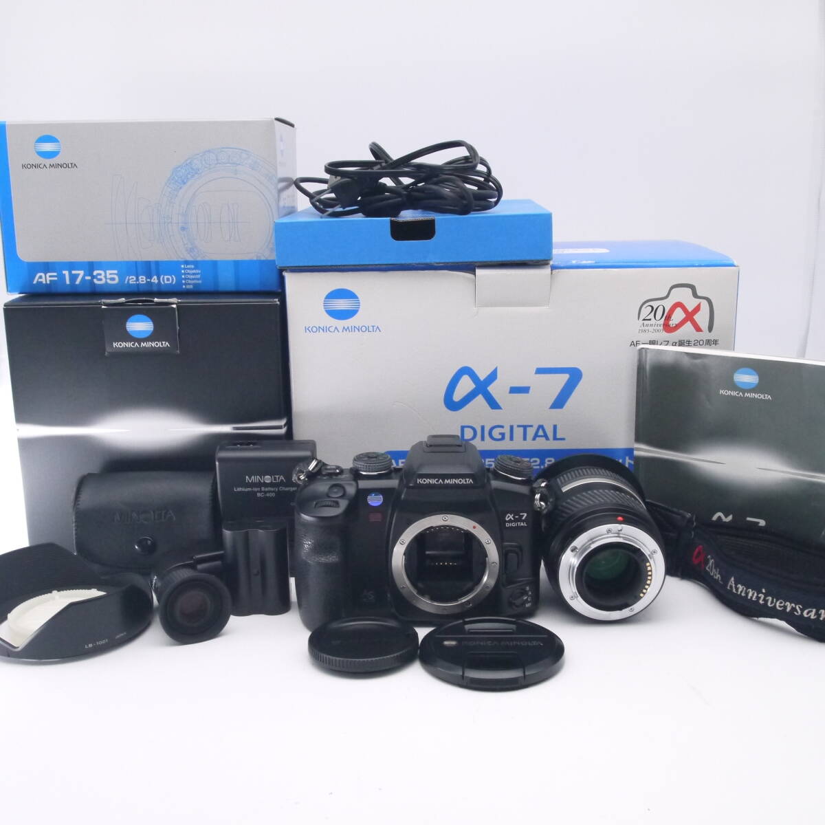 美品 KONICA MINOLTA コニカミノルタ α-7 DIGITAL AF ZOOM 17-35mm F2.8(32)-4 D 20th anniversary #AA3904