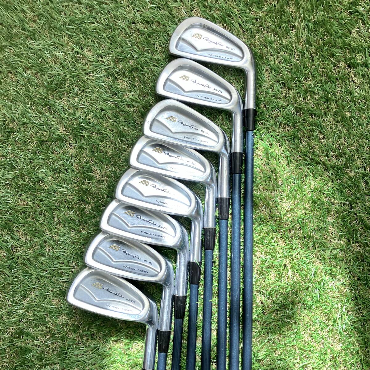 【希少】Mizuno Pro ミズノプロ MS-211 3-10.P 8本 アイアンセット TF-PRU 149 KELVAR-149 FORGED CAVITY 鍛造 右利き